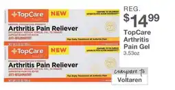 Kinney Drugs Topcare arthritis pain gel offer