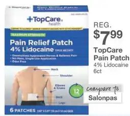 Kinney Drugs Topcare pain patch offer
