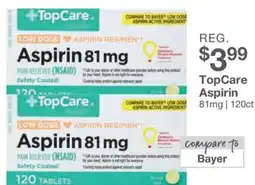 Kinney Drugs TopCare Aspirin offer
