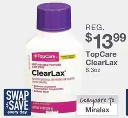 Kinney Drugs Topcare clearlax offer