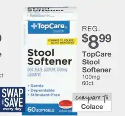 Kinney Drugs Topcare stool softener offer