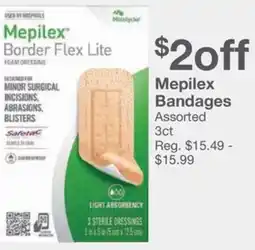 Kinney Drugs Mepilex Bandages offer
