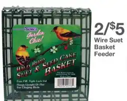 Kinney Drugs Wire suet basket feeder offer
