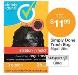 Kinney Drugs Simply done trash bag offer