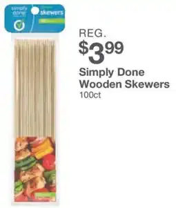 Kinney Drugs Simply done wooden skewers offer