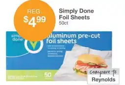 Kinney Drugs Simply done foil sheets offer