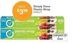 Kinney Drugs Simply done plastic wrap offer