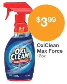 Kinney Drugs OxiClean Max Force offer