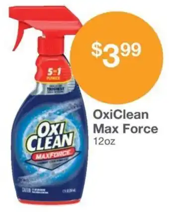Kinney Drugs OxiClean Max Force offer