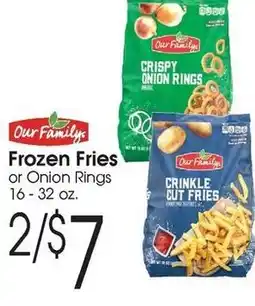 Family Fare Frozen fries offer