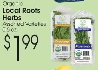 Family Fare Organic local roots herbs offer