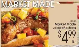Family Fare Market made jalapeño brats offer