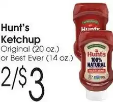 Family Fare Hunt's ketchup offer