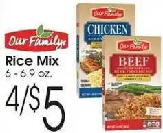 Family Fare Rice mix offer