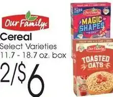 Family Fare Cereal offer