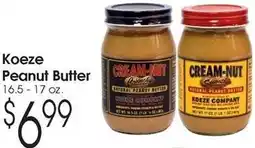 Family Fare Koeze Peanut Butter offer