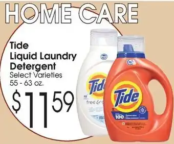 Family Fare Tide liquid laundry detergent offer
