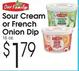 Family Fare Sour cream or french onion dip offer