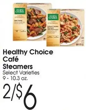 Family Fare Healthy Choice Café Steamers offer