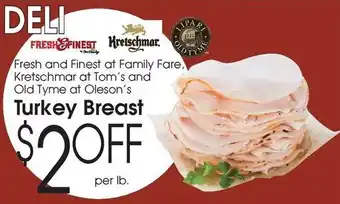 Family Fare Turkey breast offer