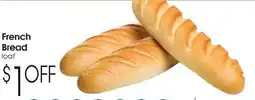 Family Fare French bread loaf offer