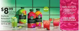 Safeway Starbucks refreshers concentrate offer
