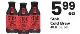 Safeway Stok cold brew offer