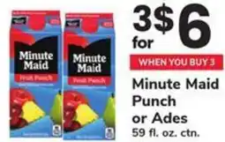 Safeway Minute Maid Punch offer