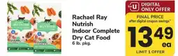 Safeway Rachael ray nutrish indoor complete dry cat food offer