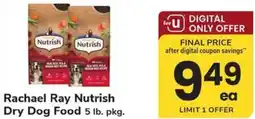 Safeway Rachael ray nutrish dry dog food offer