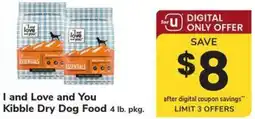 Safeway I and love and you kibble dry dog food offer