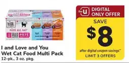 Safeway I and love and you wet cat food multi pack offer