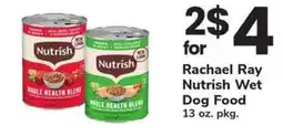 Safeway Rachael ray nutrish wet dog food offer