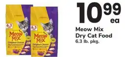 Safeway Meow mix dry cat food offer