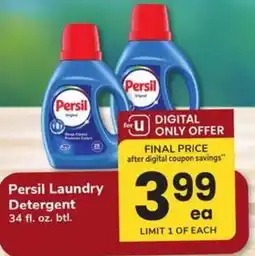 Safeway Persil laundry detergent offer