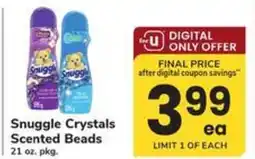 Safeway Snuggle crystals scented beads offer