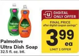 Safeway Palmolive ultra dish soap offer
