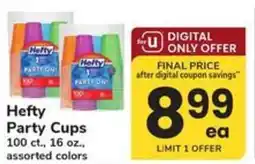 Safeway Hefty party cups offer