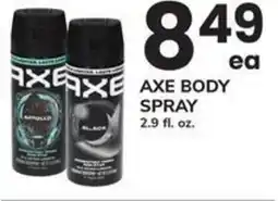 Safeway Axe body spray offer