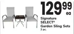 Safeway Signature select garden sling sets offer