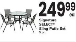 Safeway Signature select sling patio set offer