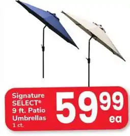 Safeway Signature select 9 ft. patio umbrellas offer