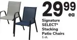 Safeway Signature select stacking patio chairs offer