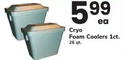 Safeway Cryo foam coolers offer