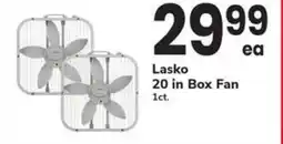 Safeway Lasko 20 in Box Fan offer
