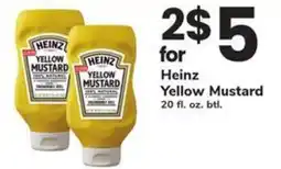 Safeway Heinz yellow mustard for offer
