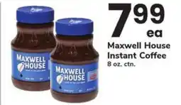 Safeway Maxwell house instant coffee offer