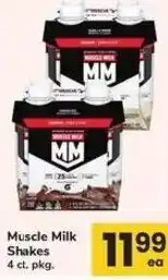 Safeway Muscle milk shakes offer