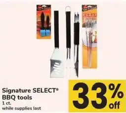 Safeway Signature select bbq tools offer