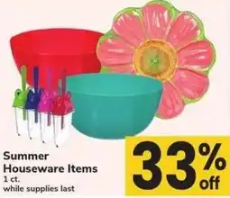 Safeway Summer houseware items offer